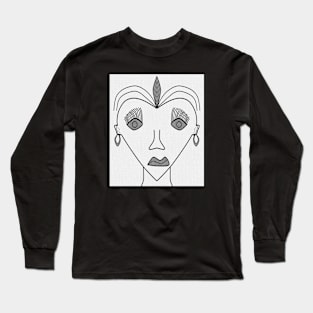 Abstract Hippie Long Sleeve T-Shirt